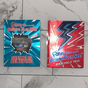 Ripley’s believe it or not books vol 6 & 8 seeing is believing & strikingly true